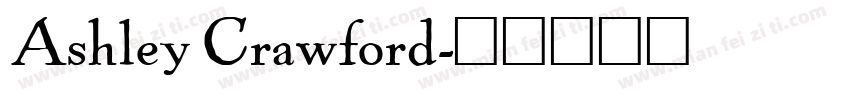 Ashley Crawford字体转换